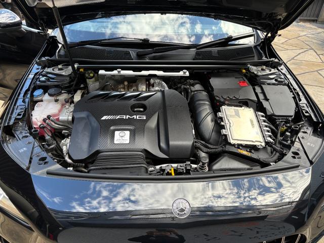 CLAクラス CLA45 S 4マチック+ CLA 45 S 4マチックプラス 4WD AMG 黒赤シート パノラマSR MBUXナビ 地デジ 360度カメラ ブルメスター HUD パフォーマンスシートグロスブラックAW アドバンスドサウンド(50枚目)