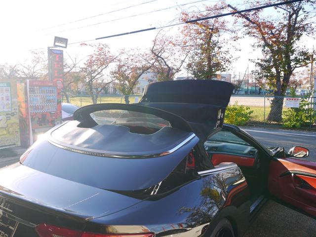 グランカブリオ ベースグレード　グランカブリオ！カーボンステアリング！赤革！パワークラフト可変式マフラー！ｘパイプ！ｍｃフロントバンパー！ハイパーフォージド２１ＡＷ！車高調！社外ボンネット！トランクスポイラー！パーキングセンサー！（18枚目）