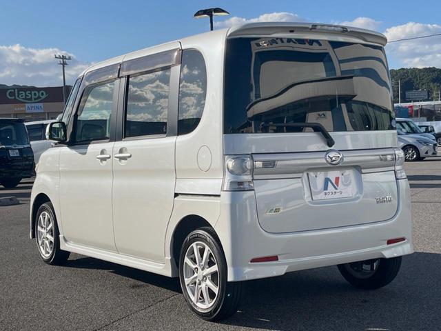 タント カスタムX 電動スライドドア 禁煙車 スマートキー HIDヘッド ETC オートエアコン 純正14インチアルミ CD 電動格納ミラー アイドリングストップ アームレスト(38枚目)