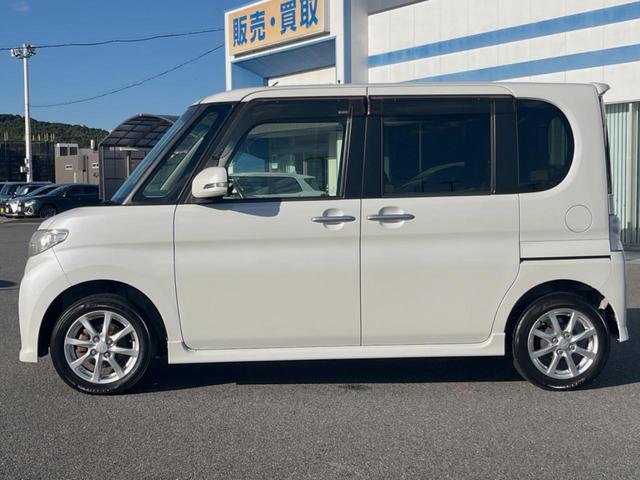 タント カスタムX 電動スライドドア 禁煙車 スマートキー HIDヘッド ETC オートエアコン 純正14インチアルミ CD 電動格納ミラー アイドリングストップ アームレスト(40枚目)