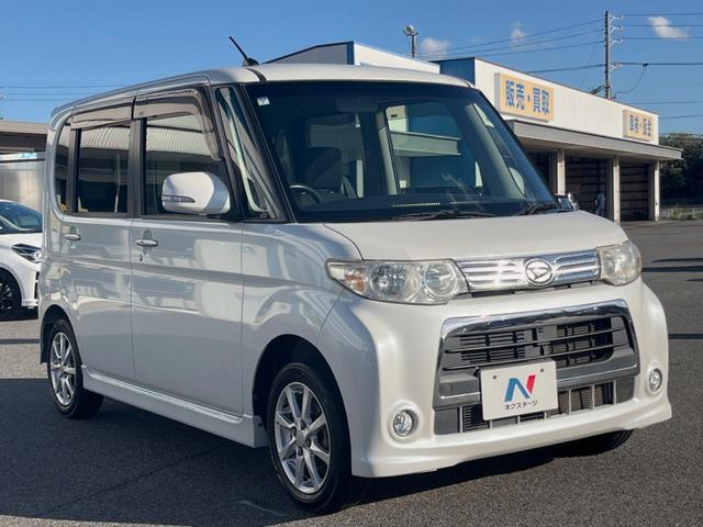 タント カスタムX 電動スライドドア 禁煙車 スマートキー HIDヘッド ETC オートエアコン 純正14インチアルミ CD 電動格納ミラー アイドリングストップ アームレスト(42枚目)