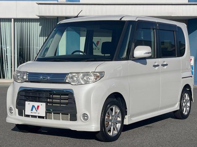 タント カスタムX 電動スライドドア 禁煙車 スマートキー HIDヘッド ETC オートエアコン 純正14インチアルミ CD 電動格納ミラー アイドリングストップ アームレスト(43枚目)