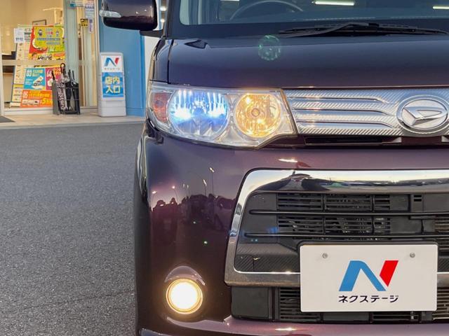 タント カスタムX 電動スライドドア 純正HDDナビ 禁煙車 スマートキー HIDヘッド ドライブレコーダー ETC オートエアコン 純正14インチアルミ CD再生 電動格納ドアミラー 収納付アームレスト シートリフター(14枚目)