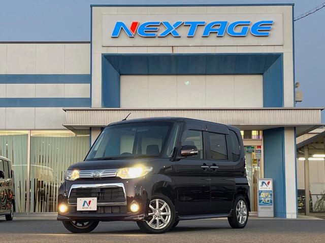 タント カスタムX 電動スライドドア 純正HDDナビ 禁煙車 スマートキー HIDヘッド ドライブレコーダー ETC オートエアコン 純正14インチアルミ CD再生 電動格納ドアミラー 収納付アームレスト シートリフター(18枚目)