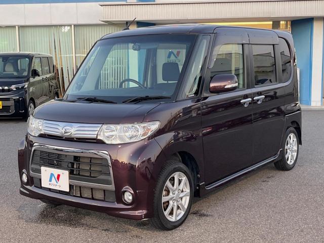 タント カスタムX 電動スライドドア 純正HDDナビ 禁煙車 スマートキー HIDヘッド ドライブレコーダー ETC オートエアコン 純正14インチアルミ CD再生 電動格納ドアミラー 収納付アームレスト シートリフター(45枚目)