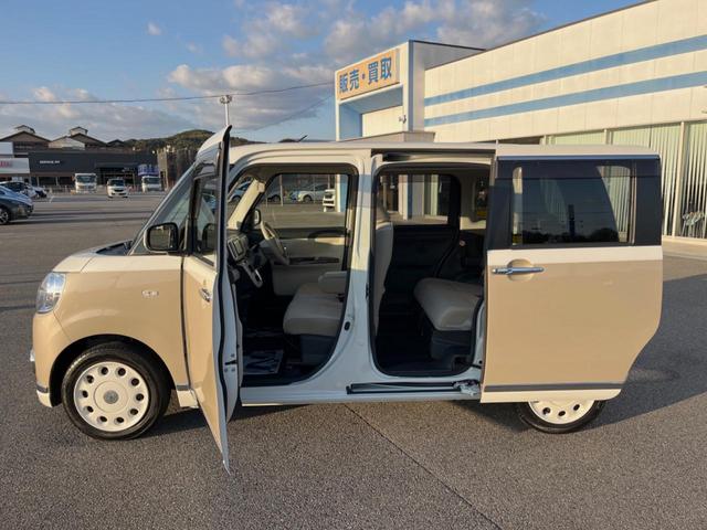 ムーヴキャンバス Ｘリミテッドメイクアップ　ＳＡＩＩ　両側電動ドア　純正ＳＤナビ　バックカメラ　衝突被害軽減システム　禁煙車　ドラレコ　コーナーセンサー　スマートキー　ＥＴＣ　オートライト　オートエアコン　Ｂｌｕｅｔｏｏｔｈ　ＣＤ　ＤＶＤ再生　フルセグ（51枚目）