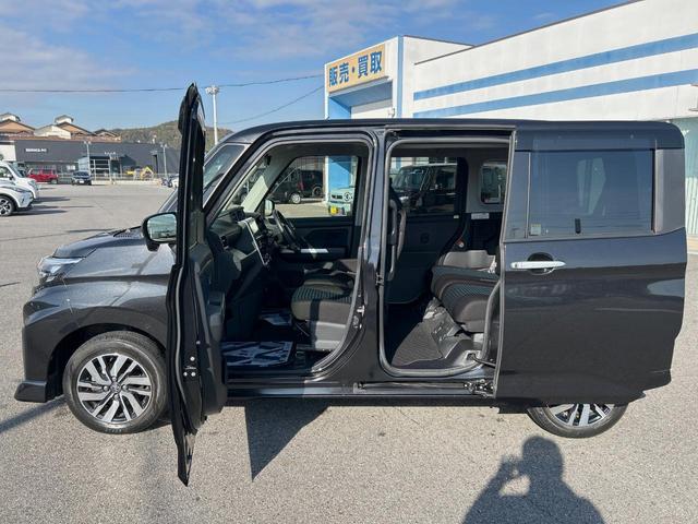 ルーミー カスタムＧ　両側電動ドア　純正９インチＳＤナビ　全周囲カメラ　衝突被害軽減システム　レーダークルーズ　禁煙車　ドラレコ　コーナーセンサー　スマートキー　ＬＥＤヘッド　ナビ連動ＥＴＣ　純正１４インチアルミホイール（48枚目）