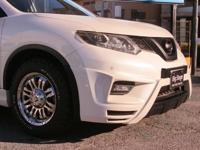 エクストレイル ２０Ｘ　ハイブリッド　エマージェンシーブレーキＰ　４ＷＤ　プレミア保証プラチナ２年付　ＭｓスピードＺＥＵＳボディキット　アラウンドビューＭ　エマブレ　前席シートヒーターＬＥＸＸＥＬメッキ１７ＡＷ　ＢＦグッドリッチＡＴ／ＴＡ　ＬＥＤヘッド．ＬＥＤフォグ（5枚目）
