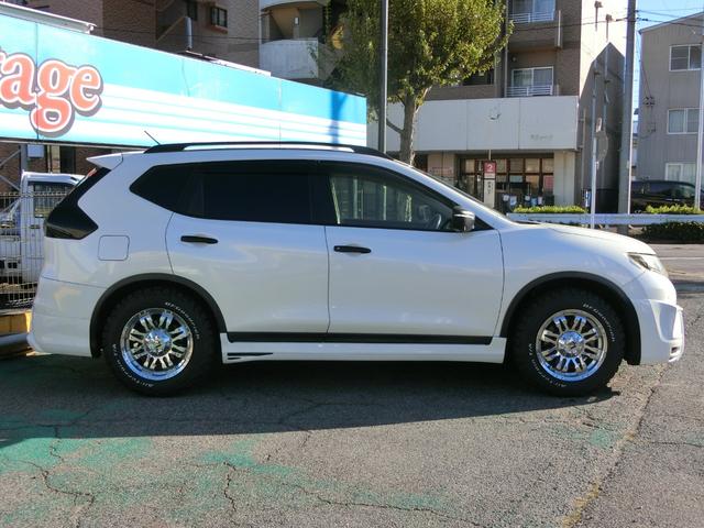 エクストレイル ２０Ｘ　ハイブリッド　エマージェンシーブレーキＰ　４ＷＤ　プレミア保証プラチナ２年付　ＭｓスピードＺＥＵＳボディキット　アラウンドビューＭ　エマブレ　前席シートヒーターＬＥＸＸＥＬメッキ１７ＡＷ　ＢＦグッドリッチＡＴ／ＴＡ　ＬＥＤヘッド．ＬＥＤフォグ（10枚目）