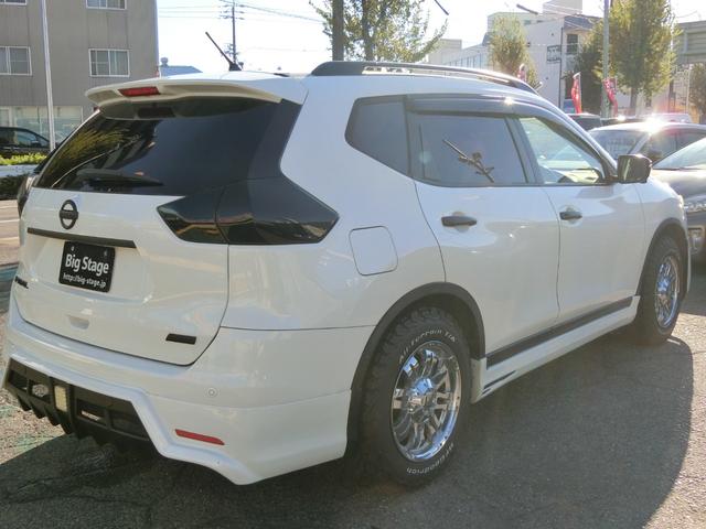 エクストレイル ２０Ｘ　ハイブリッド　エマージェンシーブレーキＰ　４ＷＤ　プレミア保証プラチナ２年付　ＭｓスピードＺＥＵＳボディキット　アラウンドビューＭ　エマブレ　前席シートヒーターＬＥＸＸＥＬメッキ１７ＡＷ　ＢＦグッドリッチＡＴ／ＴＡ　ＬＥＤヘッド．ＬＥＤフォグ（12枚目）