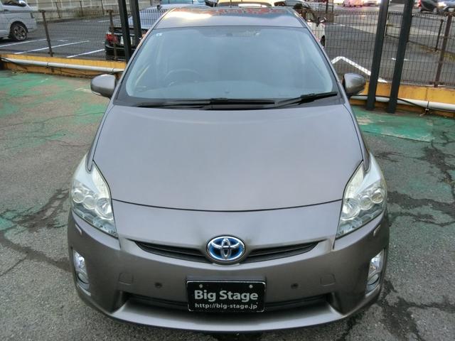 プリウス S LEDエディション LEDヘッドライト クルーズコントロール 踏み間違い抑制装置 ストラーダナビ ETC Bカメラ 純正15AW オートライト スマートキー2個(3枚目)