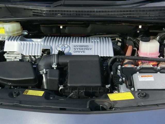 プリウス S LEDエディション LEDヘッドライト クルーズコントロール 踏み間違い抑制装置 ストラーダナビ ETC Bカメラ 純正15AW オートライト スマートキー2個(43枚目)