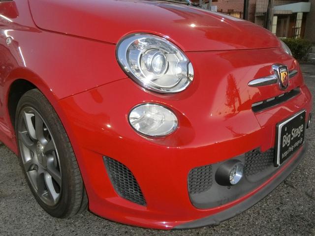 アバルト５００ ベースグレード　走行２６２９５Ｋｍ　カロッエリアナビ　フルセグ　ＢＴ　Ｂカメラ　　　ＨＩＤヘッドライト　フォグランプ　パドルシフト　純正１６ＡＷ　キーレスキー（8枚目）