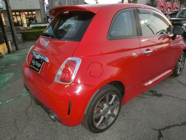 アバルト５００ ベースグレード　走行２６２９５Ｋｍ　カロッエリアナビ　フルセグ　ＢＴ　Ｂカメラ　　　ＨＩＤヘッドライト　フォグランプ　パドルシフト　純正１６ＡＷ　キーレスキー（12枚目）