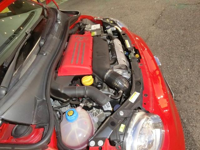 アバルト５００ ベースグレード　走行２６２９５Ｋｍ　カロッエリアナビ　フルセグ　ＢＴ　Ｂカメラ　　　ＨＩＤヘッドライト　フォグランプ　パドルシフト　純正１６ＡＷ　キーレスキー（43枚目）