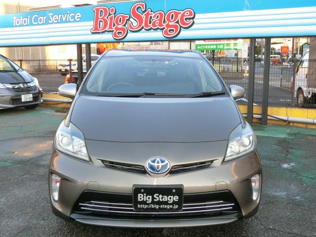 プリウス Ｓマイコーデ　プレミア故障保証ゴールドプラン１年　ストラーダナビ　ＢＴ　フルセグ　ＤＶＤ再生　Ｂカメラ　ＨＩＤ　オートライト　ＥＴＣ　社外ドライブレコーダー　合皮コンビシート　スマートキー２個　社外１５ＡＷ（4枚目）