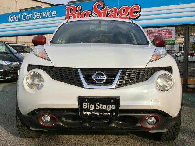 ジューク １５ＲＸ　タイプＶ　プレミア保証ゴールド２年　純正ナビ　フルセグ　ＢＴ　Ｂカメ　ＮＥＷ１６アルミ（ＡＭＥ．ＰＰＸ－ＧＸ１４）＋　ＮＥＷ－ＴＯＹＯオープンカントリー１６タイヤ　コムテック３６０度前後ドラレコ　インテリキー２（5枚目）