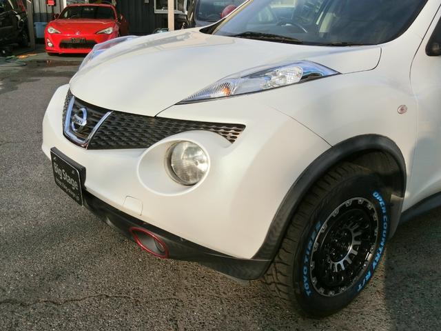 ジューク １５ＲＸ　タイプＶ　プレミア保証ゴールド２年　純正ナビ　フルセグ　ＢＴ　Ｂカメ　ＮＥＷ１６アルミ（ＡＭＥ．ＰＰＸ－ＧＸ１４）＋　ＮＥＷ－ＴＯＹＯオープンカントリー１６タイヤ　コムテック３６０度前後ドラレコ　インテリキー２（7枚目）