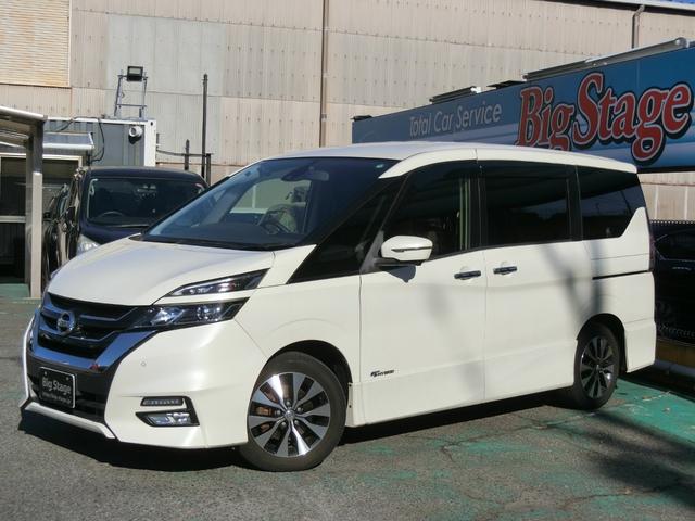 セレナ ハイウェイスター Vセレクション プレミアプラチナ2年 Wパワースライドドア カロッエリア8インチナビ フルセグ BT DVD アラウンドビューモニター カロッツェリアFDモニター LEDヘッド&フォグ クルコン 社外ドラレコ ETC(4枚目)