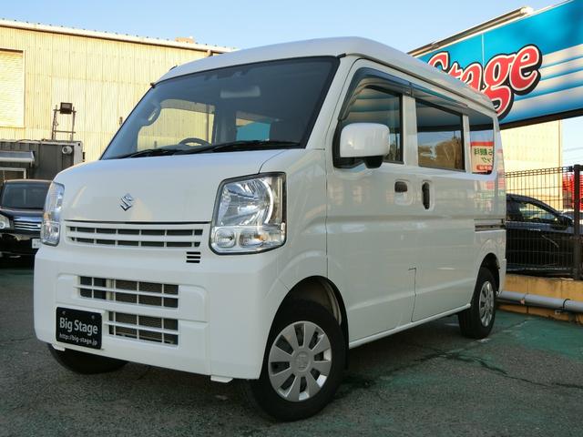 エブリイ PC プレミア故障保証ゴールド1年 ワンオーナー車 両側スライドドア デュアルカメラブレーキサポート 車線逸脱警報装置ESP(車輌走行安定補助システム)Rパーキングセンサー オーバーヘッドコンソールキーレス(4枚目)