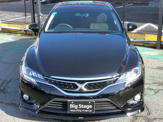 マークX 250G プレミア保証ゴールド1年 モデリスタFスポイラー 純正SDナビ フルセグ Bカメラ D席Pシート 社外テール社外ヘッドライト(HID)社外スカッフプレート(イルミ)純正18AW スマートキー(5枚目)