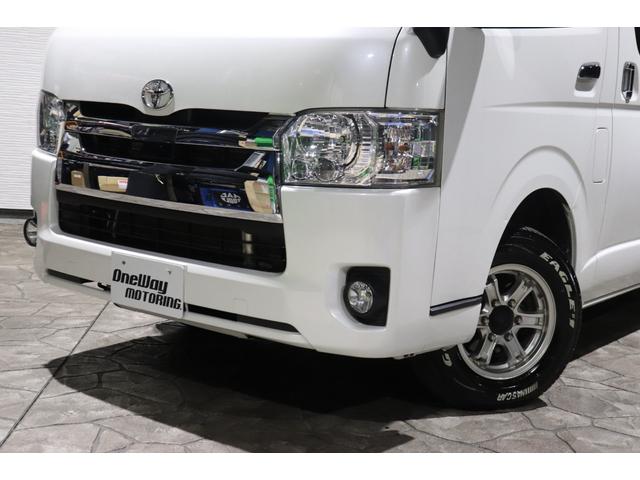 ハイエースバン ロングスーパーＧＬ　５型モデル４ＷＤ・ディーゼル・純正ＳＤナビ・フルセグブルーツース・バックカメラ・ＥＴＣ・ＬＥＤヘッドライト・ＴＳＳ・ＬＤＡ・ＡＨＢ・左側面軽損修復・ミラー型ドライブレコーダ・ＡＣ１００Ｖ・小窓（5枚目）