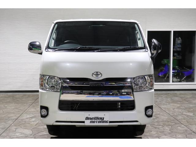 ハイエースバン ロングスーパーＧＬ　５型モデル４ＷＤ・ディーゼル・純正ＳＤナビ・フルセグブルーツース・バックカメラ・ＥＴＣ・ＬＥＤヘッドライト・ＴＳＳ・ＬＤＡ・ＡＨＢ・左側面軽損修復・ミラー型ドライブレコーダ・ＡＣ１００Ｖ・小窓（6枚目）