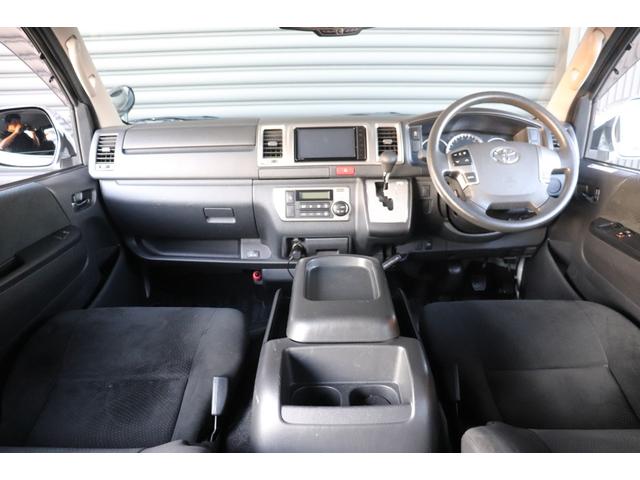 ハイエースバン ロングスーパーＧＬ　５型モデル４ＷＤ・ディーゼル・純正ＳＤナビ・フルセグブルーツース・バックカメラ・ＥＴＣ・ＬＥＤヘッドライト・ＴＳＳ・ＬＤＡ・ＡＨＢ・左側面軽損修復・ミラー型ドライブレコーダ・ＡＣ１００Ｖ・小窓（18枚目）