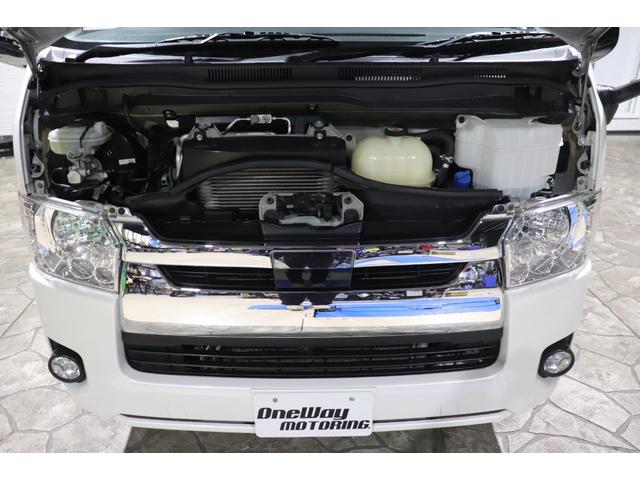 ハイエースバン ロングスーパーＧＬ　５型モデル４ＷＤ・ディーゼル・純正ＳＤナビ・フルセグブルーツース・バックカメラ・ＥＴＣ・ＬＥＤヘッドライト・ＴＳＳ・ＬＤＡ・ＡＨＢ・左側面軽損修復・ミラー型ドライブレコーダ・ＡＣ１００Ｖ・小窓（60枚目）