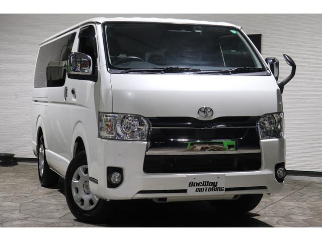 ハイエースバン ロングスーパーＧＬ　６型モデル・４ＷＤ・ＬＥＤヘッド・スマートキ・パノラミックビュモニタ・インテリジェントクリソナ・純正ＳＤナビ・ＥＴＣ・ドライブレコーダ・ＡＣ１００Ｖ・ＴＳＳ・ＬＤＡ・ＡＨＢ・ＰＣＳ・（8枚目）