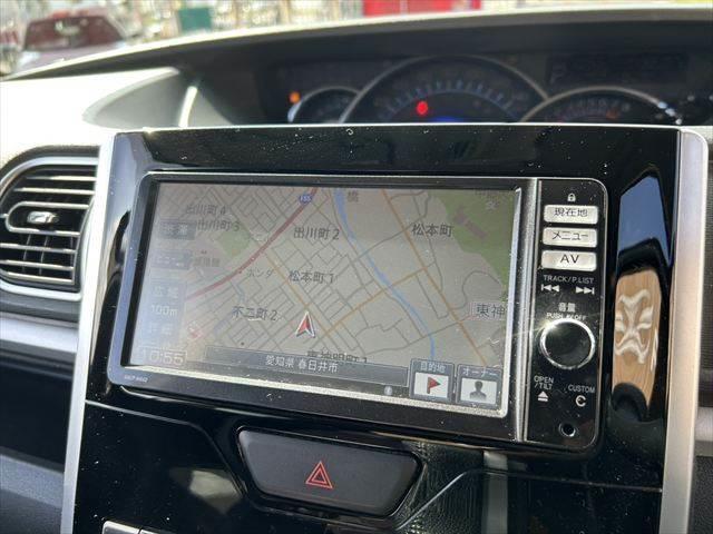 タント カスタムＲＳ　ＳＡ　純正ＳＤナビ　衝突軽減ブレーキ　バックカメラ　フルセグＴＶ　Ｂｌｕｅｔｏｏｔｈ　両側パワースライドドア　禁煙車　ＬＥＤヘッドライト　スマートキー　電動格納ミラー　横滑り防止装置（4枚目）