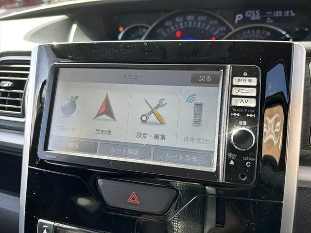 タント カスタムＲＳ　ＳＡ　純正ＳＤナビ　衝突軽減ブレーキ　バックカメラ　フルセグＴＶ　Ｂｌｕｅｔｏｏｔｈ　両側パワースライドドア　禁煙車　ＬＥＤヘッドライト　スマートキー　電動格納ミラー　横滑り防止装置（5枚目）