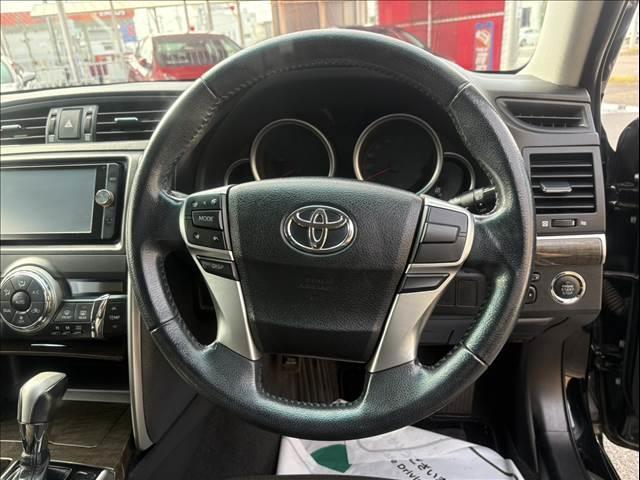 マークX 250G ビターブラック内装 純正SDナビ フルセグTV バックカメラ ETC パワーシート Bluetooth HIDヘッドライト 盗難防止装置 スマートキー 電動格納ミラー 純正16インチアルミホイール(9枚目)