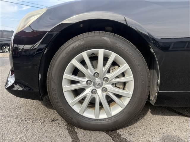 マークX 250G ビターブラック内装 純正SDナビ フルセグTV バックカメラ ETC パワーシート Bluetooth HIDヘッドライト 盗難防止装置 スマートキー 電動格納ミラー 純正16インチアルミホイール(28枚目)