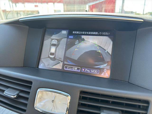 フーガハイブリッド VIP 純正HDDナビ フルセグTV 全周囲カメラ(6枚目)