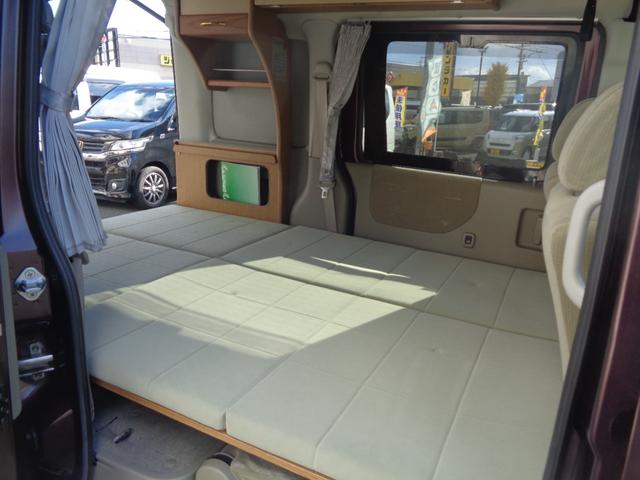 アトレーワゴン カスタムターボRS キャンピング仕様 シンク付き 固定棚 2名ベット カーテン 網戸 ナビ/地デジTV Bluetooth バックカメラ 前後ドラレコ ETC(15枚目)