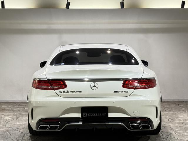 Sクラス S550 4マチック クーペ AMGライン S63仕様 純正S63エアロ/AMG鍛造20AW 社外マフラー カーボンステアリング パナメリカーナグリル ローダウン ゴールドキャリパー レザーEX デジーノブラックレザー ダイヤモンドホワイト(11枚目)