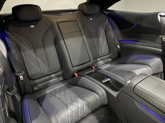 Sクラス S550 4マチック クーペ AMGライン S63仕様 純正S63エアロ/AMG鍛造20AW 社外マフラー カーボンステアリング パナメリカーナグリル ローダウン ゴールドキャリパー レザーEX デジーノブラックレザー ダイヤモンドホワイト(14枚目)