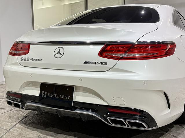 Sクラス S550 4マチック クーペ AMGライン S63仕様 純正S63エアロ/AMG鍛造20AW 社外マフラー カーボンステアリング パナメリカーナグリル ローダウン ゴールドキャリパー レザーEX デジーノブラックレザー ダイヤモンドホワイト(19枚目)