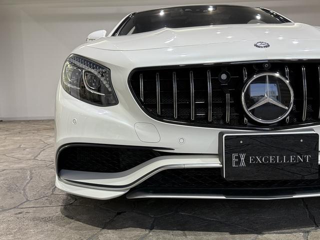 Sクラス S550 4マチック クーペ AMGライン S63仕様 純正S63エアロ/AMG鍛造20AW 社外マフラー カーボンステアリング パナメリカーナグリル ローダウン ゴールドキャリパー レザーEX デジーノブラックレザー ダイヤモンドホワイト(20枚目)
