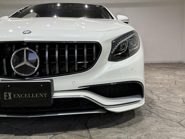 Sクラス S550 4マチック クーペ AMGライン S63仕様 純正S63エアロ/AMG鍛造20AW 社外マフラー カーボンステアリング パナメリカーナグリル ローダウン ゴールドキャリパー レザーEX デジーノブラックレザー ダイヤモンドホワイト(21枚目)