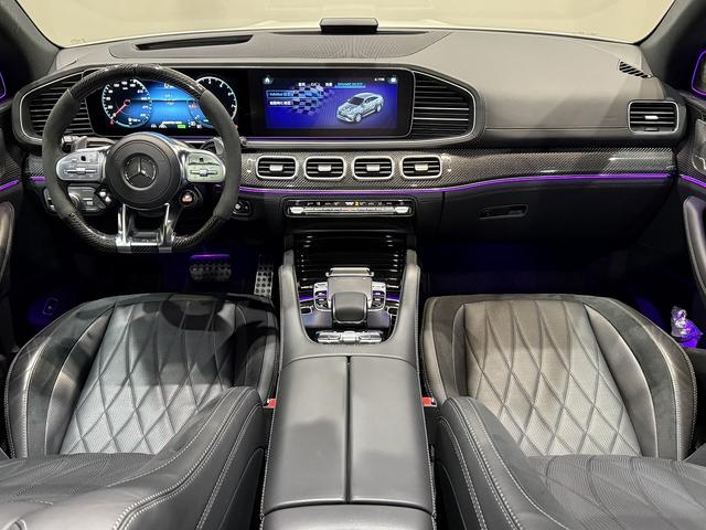 GLE GLE63 S 4マチック+ クーペ ダイヤモンドホワイト AMGカーボンインテリアパッケージ AMG鍛造マットブラック22AW レッドキャリパー SR デジタルインナーミラー ブルメスタ3Dハイエンドサラウンドシステム 360°カメラ(5枚目)