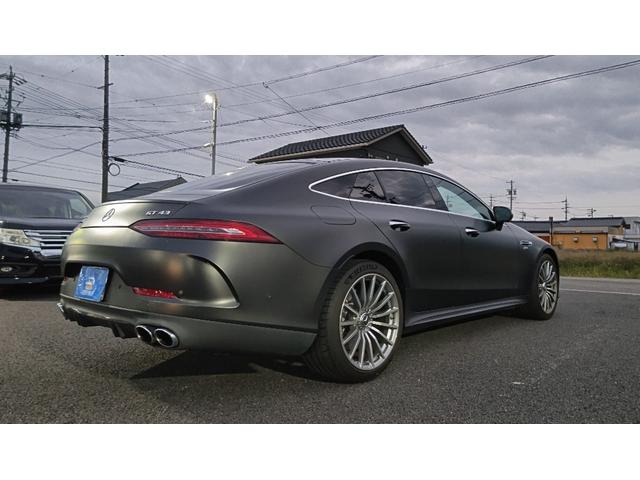 GT 4ドアクーペ 43 4マチック+ ライドコントロール+パッケージ 43 4マチック+ ライドコントロール+パッケージ(5名)パノラミックルーフ/AMG RIDE CONTROL+パッケージ/キングベール/ドラレコ(前後)/AMGフロアマット(4枚目)