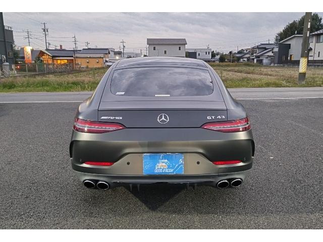 GT 4ドアクーペ 43 4マチック+ ライドコントロール+パッケージ 43 4マチック+ ライドコントロール+パッケージ(5名)パノラミックルーフ/AMG RIDE CONTROL+パッケージ/キングベール/ドラレコ(前後)/AMGフロアマット(7枚目)