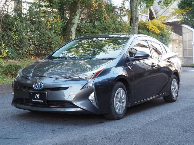 プリウス S S グレーメタリック 純正ナビ ETC バックカメラ オートライト CD DVD Buletooth接続 フロアマット スマートキー プッシュスタート パワーウィンドウ ドアバイザー ルーフスポイラー(10枚目)