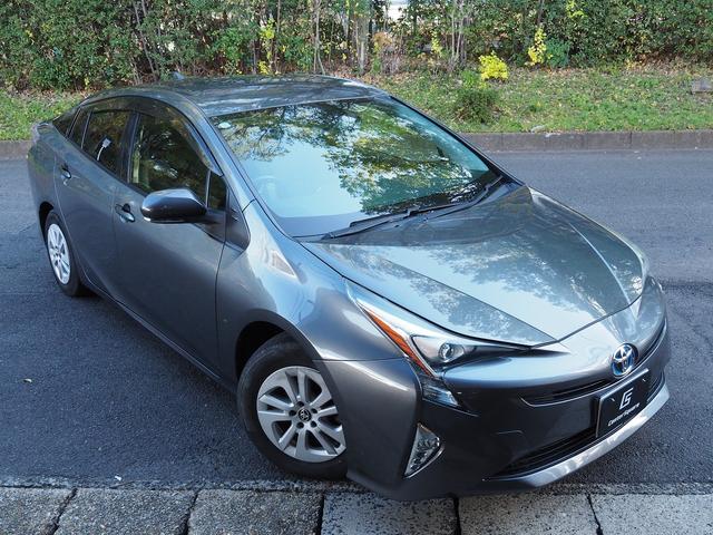 プリウス S S グレーメタリック 純正ナビ ETC バックカメラ オートライト CD DVD Buletooth接続 フロアマット スマートキー プッシュスタート パワーウィンドウ ドアバイザー ルーフスポイラー(49枚目)