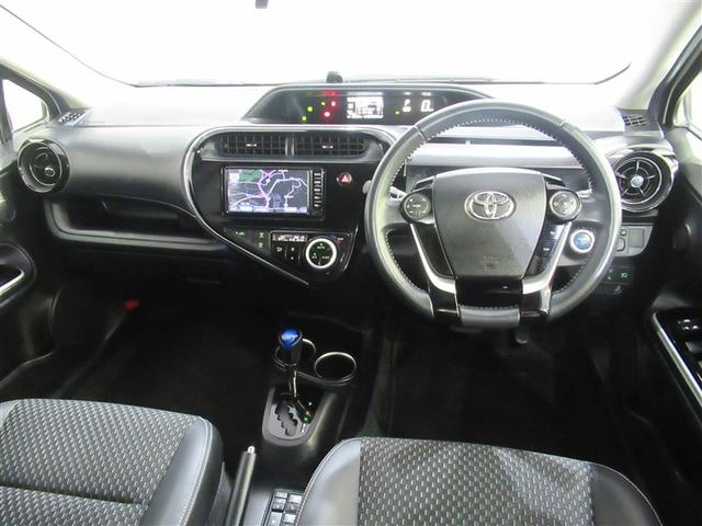 アクア クロスオーバー ワンセグ メモリーナビ ミュージックプレイヤー接続可 バックカメラ 衝突被害軽減システム ETC LEDヘッドランプ ワンオーナー(4枚目)