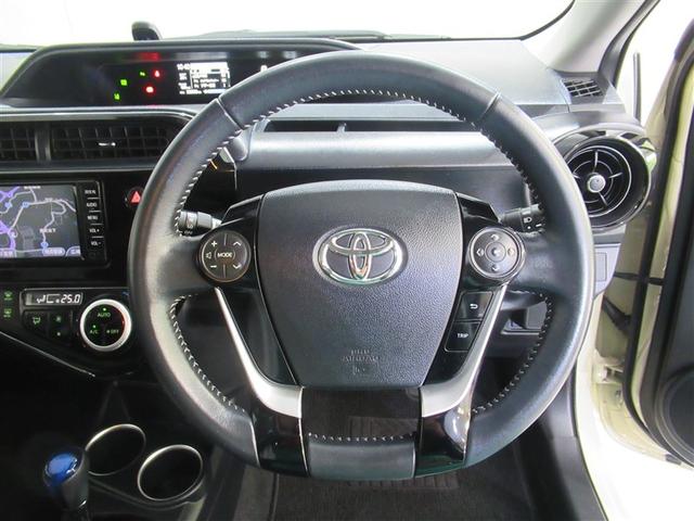 アクア クロスオーバー ワンセグ メモリーナビ ミュージックプレイヤー接続可 バックカメラ 衝突被害軽減システム ETC LEDヘッドランプ ワンオーナー(10枚目)