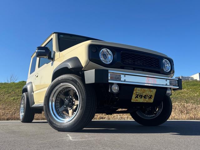 ジムニーシエラ ＪＣ　サムライ　エナペタル×ＲＳ－Ｒローダウン　１０インチＢＩＧ－Ｘ　デジタルインナーミラー　シートヒーター　禁煙車（5枚目）