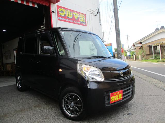 スペーシア Ｇ　ナビ　ＴＶ　禁煙車　アルミ　スマートキー　プッシュスタート　セキュリティ　両側スライドドア　Ｔチェーン式エンジン（4枚目）